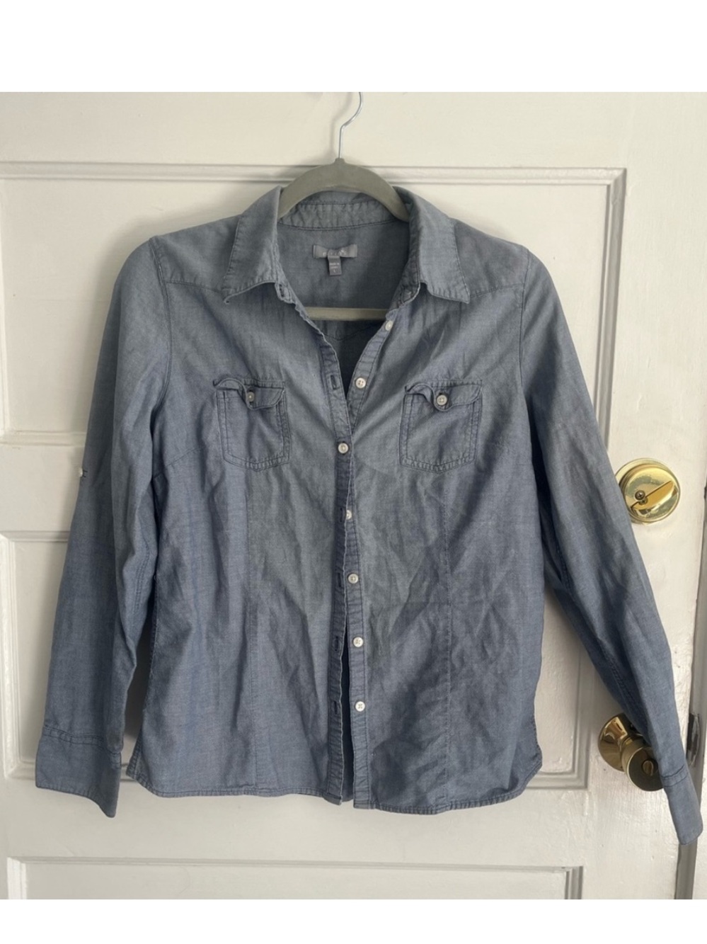 VTG Delia’s Y2K chambray button up size S all cotton